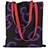 Bonamaison Printed Tote Bag - Purple