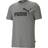 Puma Essentials Logo Tee Men - Medium Gray Heather