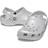 Crocs 'Classic Glitter' Kids Beach Silver Infant
