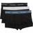 Calvin Klein Cotton Stretch Low Rise Trunks 3-pack - Black