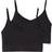 LMTD Bralette 2-pack Noos NlfKailey Svart 15-16 år (170-176) Underkläder