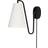 Globen Lighting Lou White/Black Wall light