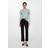Mango Alex medium-rised flared jeans black denim Woman Black denim