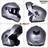 LS2 ff908 strobe p/j flip-up full face motorcycle modular crash helmet titanium
