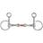 Shires Hanging Cheek Copper Lozenge Snaffle in Silver, 5.5" Stainless Steel Charlies