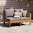 vidaXL Garden with 1 Armrest 2-Seater Solid Wood Acacia - Brown Outdoor Sofa