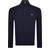 Gant Micro Textured Cotton Half-Zip Sweater - Evening Blue