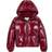 Tommy Hilfiger Kid's Glossy Relaxed Puffer Jacket - Deep Rouge (KG0KG08496-VLP)