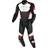 Macna Varshall Perforated Two Piece Motorcycle Leather Suit - Black/White/Red Man