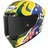 Suomy S1-XR GP Troy Bayliss Replica 2005, full face helmet color: Yellow/Green/Blue