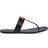 Gucci Double leather thong sandals black (UK 1.5)