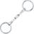 Stübben Two-ring Snaffle Bit Easy Control - Argenté