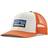 Patagonia Men's P-6 Logo Trucker Hat, White/Redtail Rust