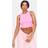 PrettyLittleThing Pink Basic Rib Racer Crop Top, Pink
