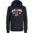 Jack & Jones Logo Hoodie - Blue/Dark Navy