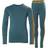 Helly Hansen Junior Lifa Merino Midweight Base Layer Set - Dark Creek