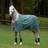 Weatherbeeta ComFiTec Tyro Standard Neck Lite Plus Turnout Rug Green/Burnt Orange/White 7'0