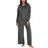 Honeydew Women's 2-Pc. Henley French Terry Pajamas Set Heather Charcoal