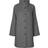 Selected Femme Sleek Coat - Medium Grey Melange