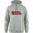 Fjällräven Logo Hoodie Grå-Melange Herre