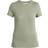 Icebreaker Women's Merino Tech Lite III S/S Tee Merinotröja Färg olivgrön