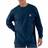 Carhartt Mens Workwear Pocket T Shirt Long Sleeve - Navy