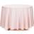 PartyDeco 1 St. Duk Matt Rund Dammig Rosa Diameter 230 cm Bordsduk Rosa