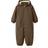 Name It Snow10 Snowsuit - Dark Earth