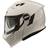 Simpson Darksome Plain Motorcycle Helmet (63-64cm) White, White Adult, Man