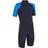 Olaian Kid's 1.5mm Neoprene Blue Shorty Surfing Wetsuit Steel Blue/pacific Blue