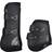 QHP Front Horse Gaiter Open Fetlock Guard Set - Noir
