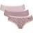 Sloggi Unterhose Pack Of 3 Go Crush Hipsters - Pink Mauve Printed