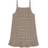 Ganni kjole F9695 Check Mini tiger's eye