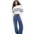 Bershka Petite Mom Jeans Authentic - Blue