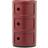 Kartell Componibili Classic With 3 Compartments Burgundy Storage Cabinet