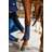 Horseware Ice-Vibe Boots, Black/Aqua Blue, XF