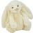 Jellycat Cremehvid kanin Lille Bashful bamse 18 cm