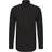 HUGO Mens Black Slim-fit Long-sleeved Cotton-poplin Shirt BLACK