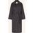 Calvin Klein Double Face Wool Wrap Coat Brown