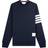 Thom Browne Four-Stripe Sweatshirt navy