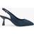 Paradox London Fiora Navy Wide Fit Heel, Navy, 8, Women