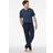 Schiesser Mix Relax Cotton Long Pants - Navy
