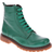 Bellissimo Lace-Up Leather Boots Green