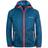 Trollkids Kid's Fjell Running Jacket - Petrol/Red (909-155-164)