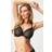Gossard Womens Glossies Sheer Moulded Bra - Black