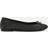 Dune London Women's Hallo Leather Ballet Flats Black