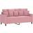 vidaXL 359306 Pink Sofa 158cm 2 personers