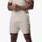 Gym King Taped Jersey Short - Light Stone