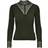 Only Lace Detail Top - Green/Rosin