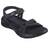 Skechers Dam GO Walk Flex Sandal Sublim, Svart textil